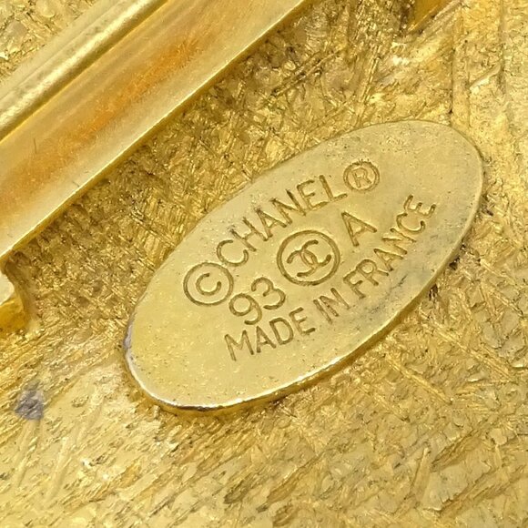 Chanel Gold Bow And Arrow Heart Brooch Pin 93A 113285 - Picture 4 of 4